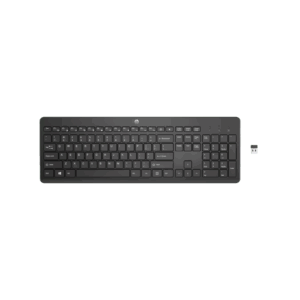 HP 230 Wireless Keyboard (3L1E7AA) – USB 2.4 GHz Wireless, Black