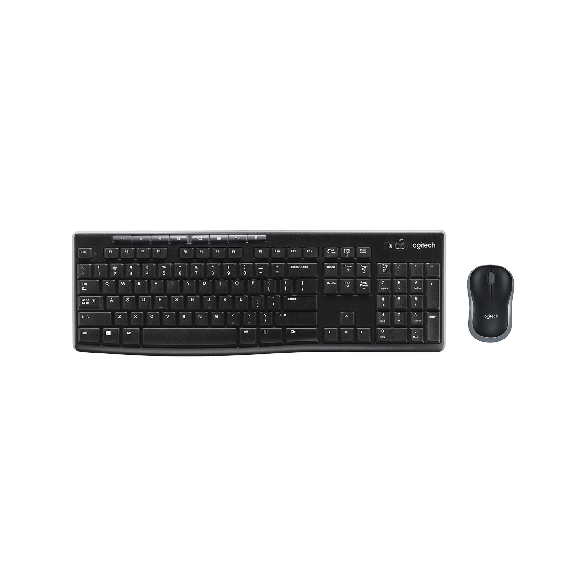 Logitech MK270 – Wireless Keyboard and Mouse Combo (Black)