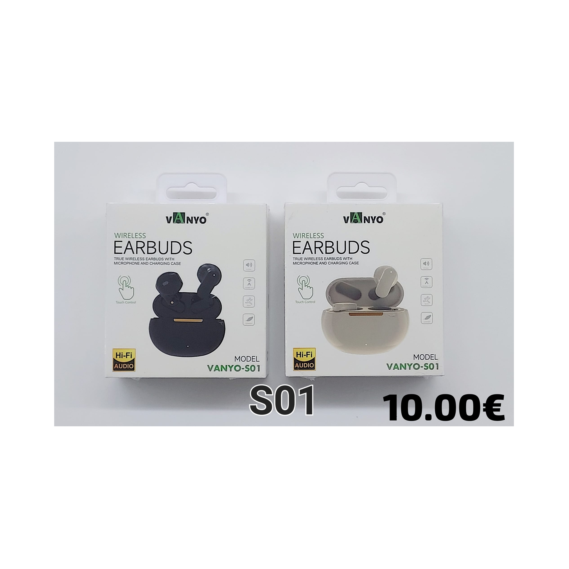 True Wireless Earbuds with Charging Case