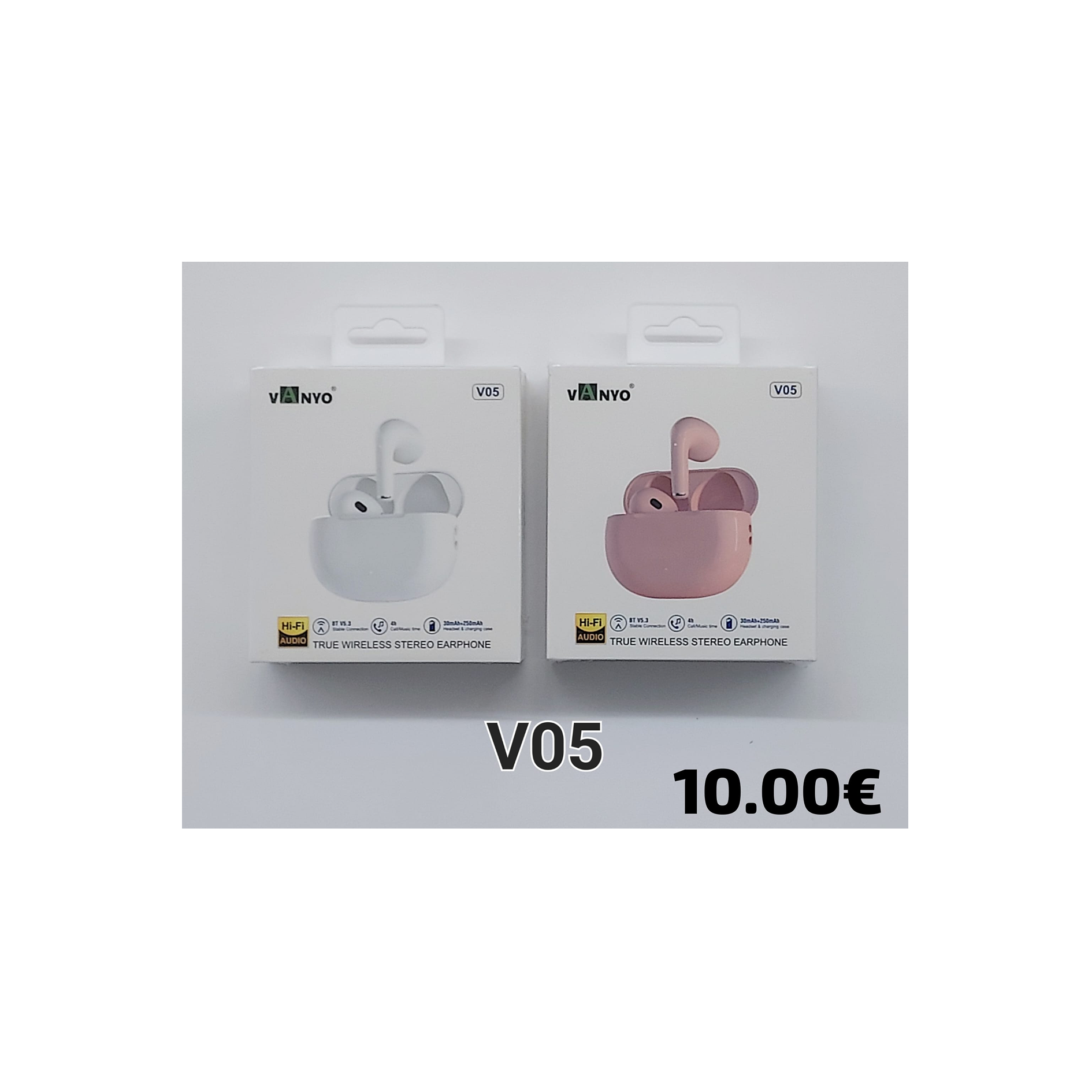 True Wireless Stereo Earphones (Hi-Fi Audio)