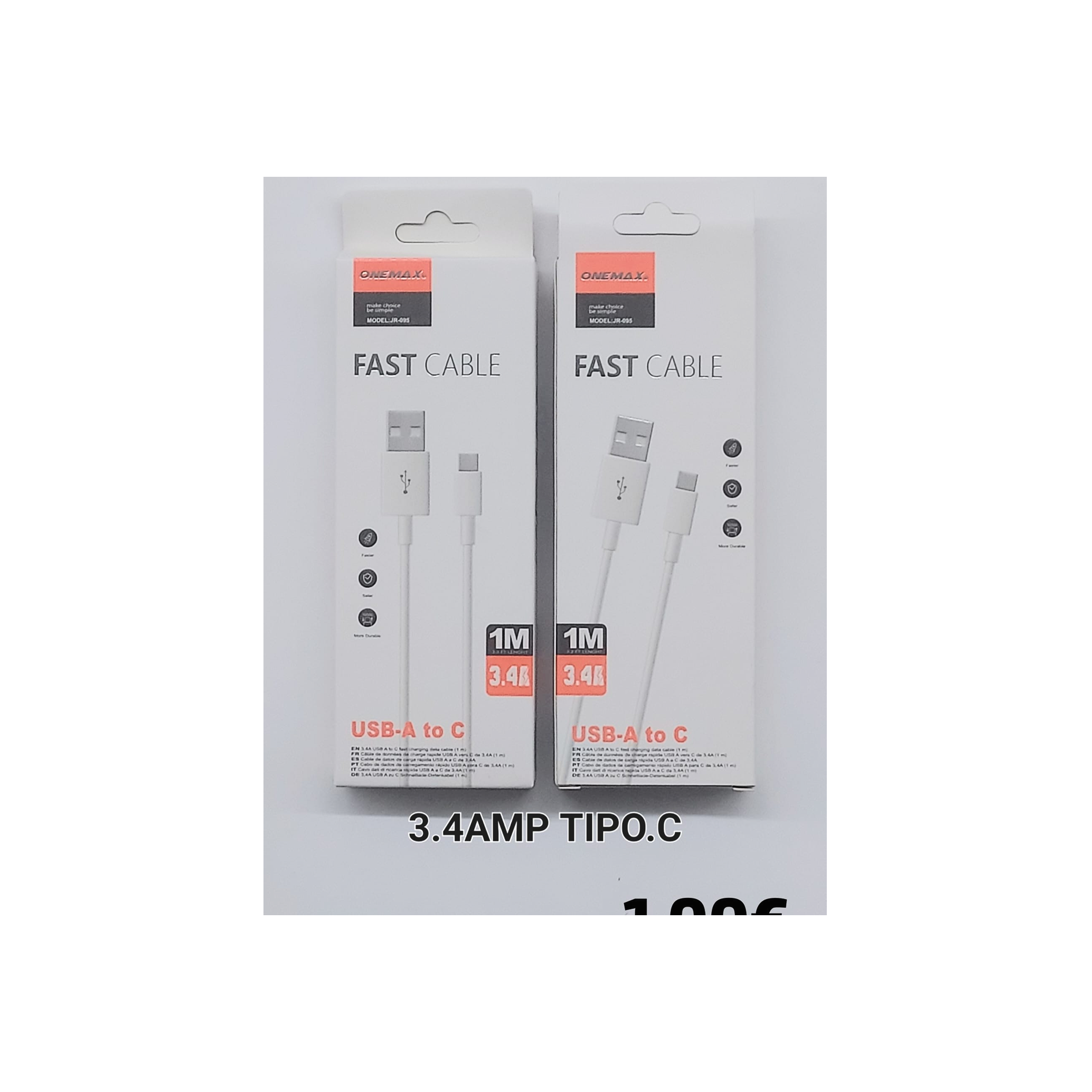 3.4A USB-C Cable (1M)