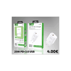 25W PD+QC Charger