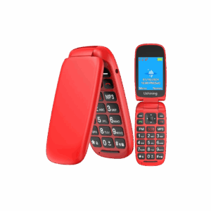 UShining Unlocked GSM Flip Mobile Phone – Red