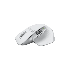 Logitech MX Master 3S Wireless Mouse – 8000 DPI, Customizable Buttons, Fast Charging, Silent Clicks, Multi-Device (Bluetooth/USB), White