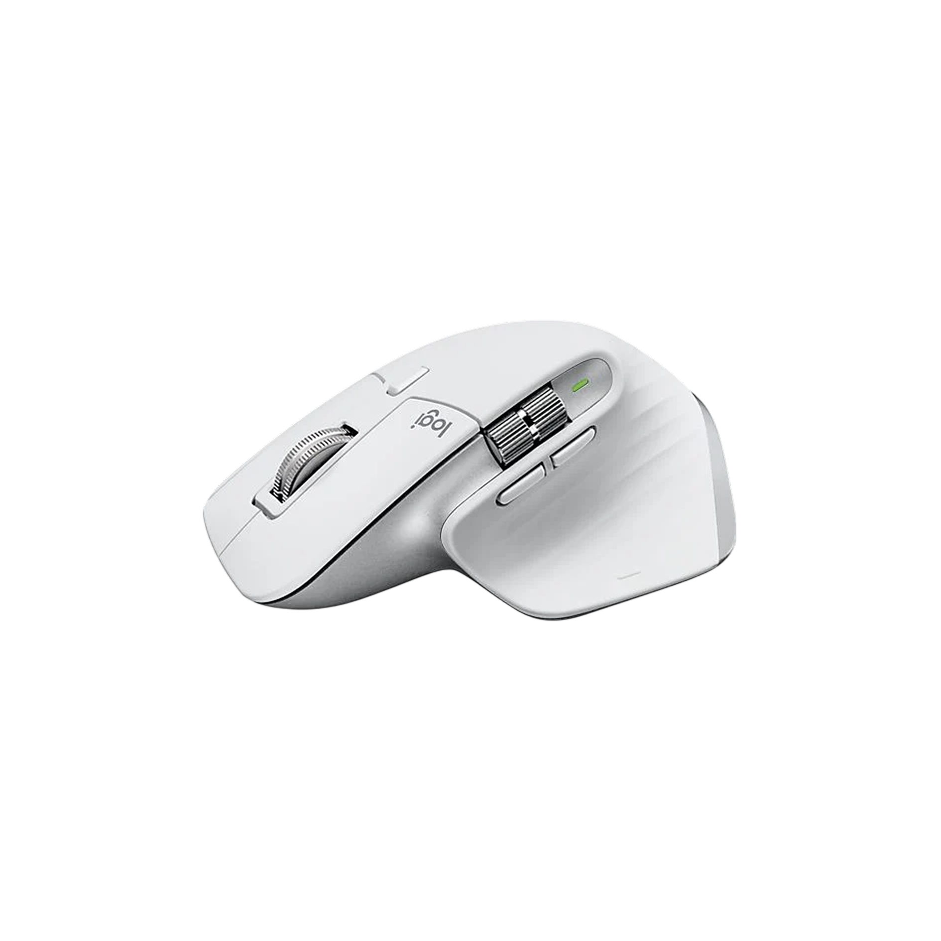 Logitech MX Master 3S Wireless Mouse – 8000 DPI, Customizable Buttons, Fast Charging, Silent Clicks, Multi-Device (Bluetooth/USB), White